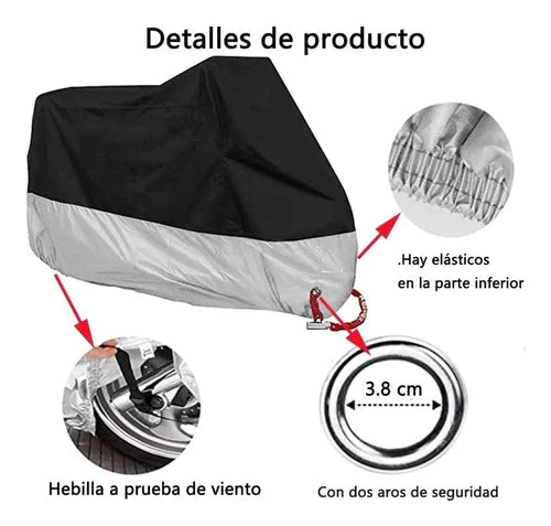 Cobertor Impermeable Para Motocicleta 3xl