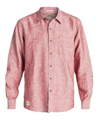Camisa Quiksilver Hombre Coral Burgess Isle Aqmwt03345nly0