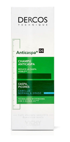 Shampoo Anti Caspa Vichy Dercos Ds 200ml, Cabello Graso