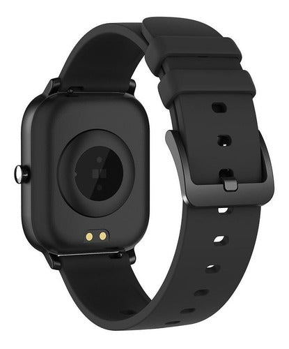 Smartwatch Colmi P8 1.4  Caja De  Aleación  Black, Malla  Black De  Silicona