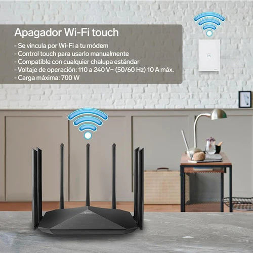 Apagador Touch Wi-fi, Sencillo | Shome-111