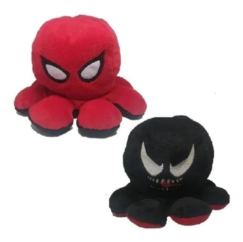 Muñeco Spiderman Y  Pulpo Reversible De Spiderman & Venon