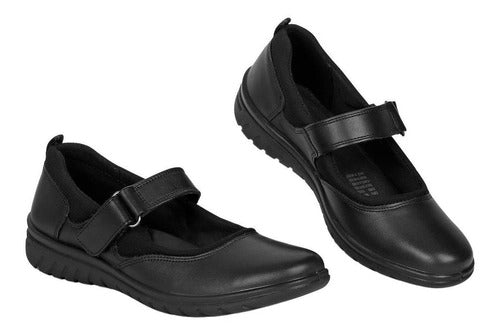 Zapato Casual Mujer Flexi Negro 02503511 Piel