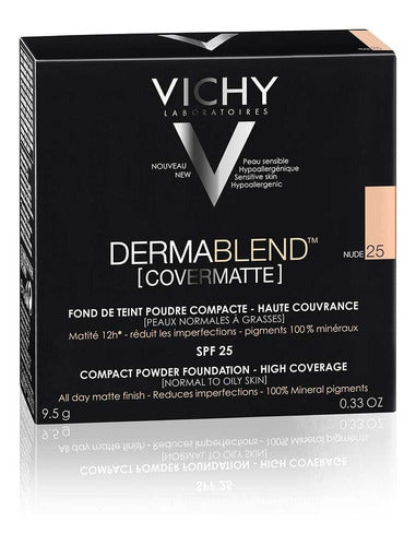 Maquillaje Polvo Compacto Vichy Dermablend Covermatte 9.5 G