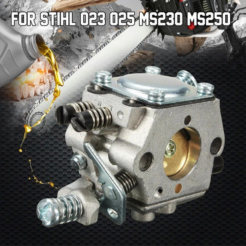 Carburador De Motosierra Stihl 021 023 025 Ms210 Ms230 Ms250
