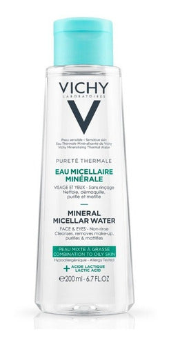 Agua Micelar Mineral Vichy Piel Grasa Purete Thermale 200ml