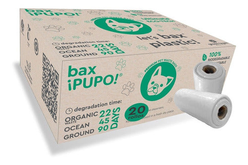 Bax® 240 Bolsas Popo De Perro Biodegradables Green Team
