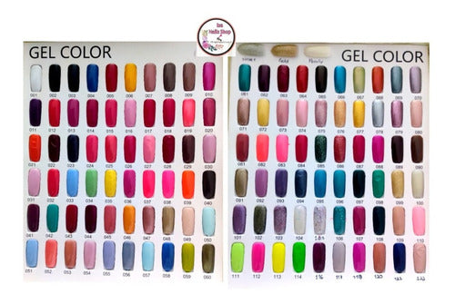 Gama Completa 101 Colores, Gel De 1 Paso+ Básicos De Regalo Y Stickers