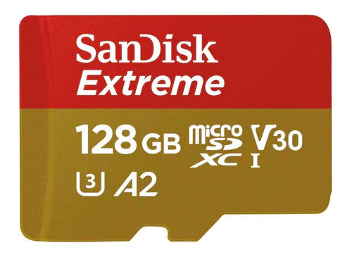 Memoria Micro Sd 128gb Sandisk Extreme 4k Full Hd Clase 10