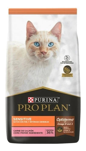 Comida Para Gato Pro Plan Optiderma Piel Sensible 3kg