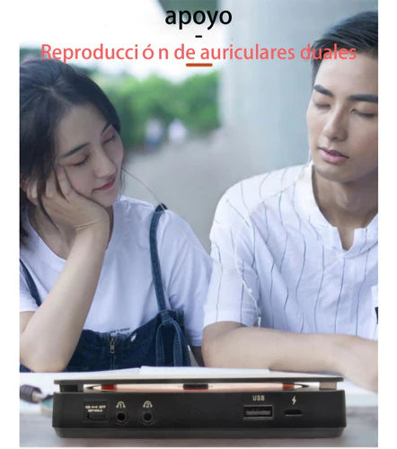 Reproductor De Cd Portátil Cd Walkman Con Recargable