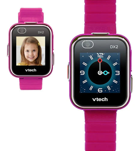 Smart Watch Rosa Con Doble Cámara, Color Vtech Dx2 Kidizoom
