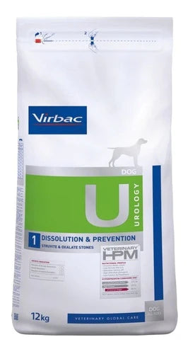 Alimento Virbac Veterinary Hpm Urology Dissolution & Prevention Para Perro Adulto Todos Los Tamaños Sabor Mix En Bolsa De 12kg