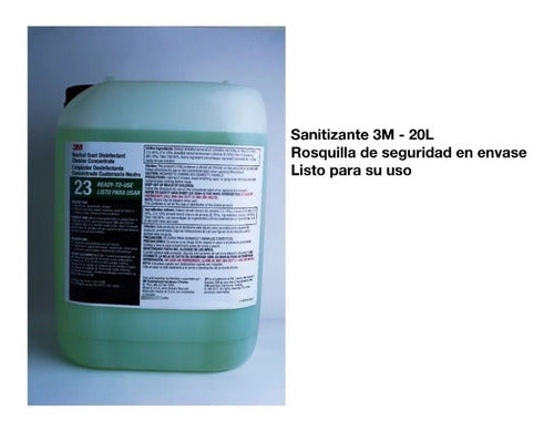 Sanitizante Desinfectante Bactericida 3m Sales Cuaternarias