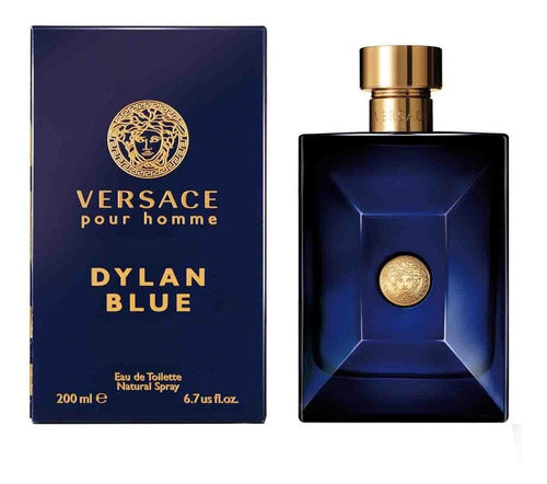 Perfume Dylan Blue Pour Homme De Versace Edt 200ml Nuevo