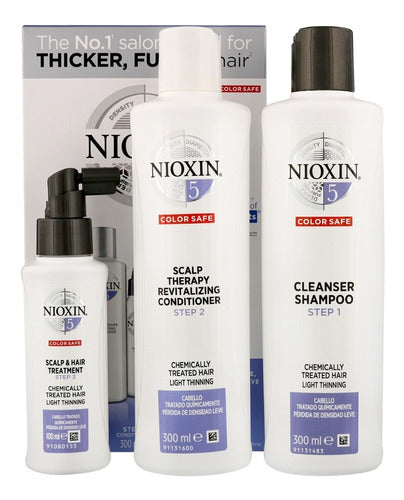 Kit Nioxin 5 Chemically Treated Hair Light Thinning