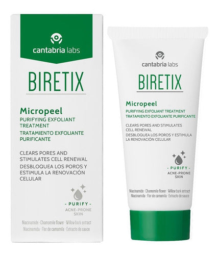 Biretix Micropeel 50ml Tratamiento Exfoliante