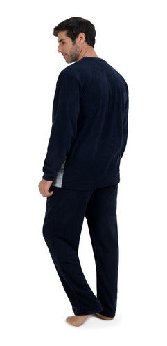 Pijama Para Caballero Tela De Polar Md-114