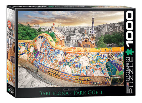 Parc Guell Barcelona Gaudi Rompecabezas 1000 Pz Eurographics