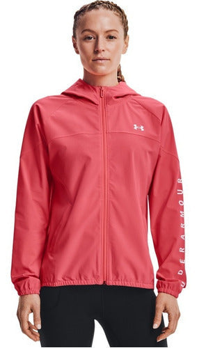 Chamarra Under Armour Mujer Woven Hooded Impermeable