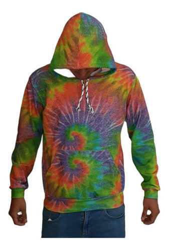 Hoodie Colores Sudadera Con Gorro Colores French Terry Unise