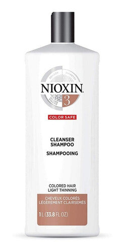 Nioxin Cleanser 3 1000ml- Shampoo Crecimiento De Cabello
