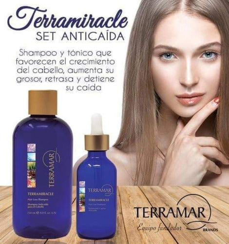 Set Anti Caída Tratamiento Y Shampoo Terramar + Regalo!