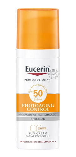 Protector Solar Facial Eucerin Sun Cc Fps50+ Claro 50 Ml