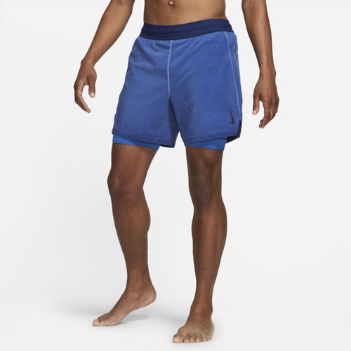 Shorts 2 En 1 Para Hombre Nike Yoga Dri-fit
