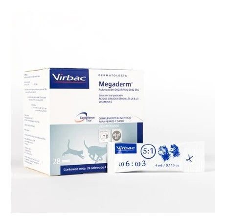 Megaderm Virbac Acidos Grasos Esenciales Y Vitamina E