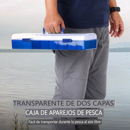 1,7 M Caña De Pescar Telescópica Y Carretes Con Señuelos