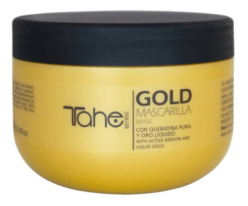 Tahe® Gold Mascarilla Con Keratina Pura Y Oro Líquido 300ml