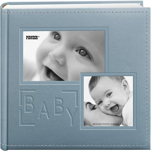 Álbum Fotográfico De Bebé Para 200 Fotos De 10x15cm Azul