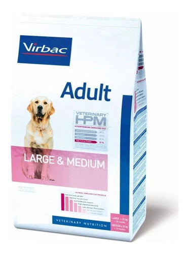 Alimento Dog Adult Large & Medium 12kg Hpm Virbac