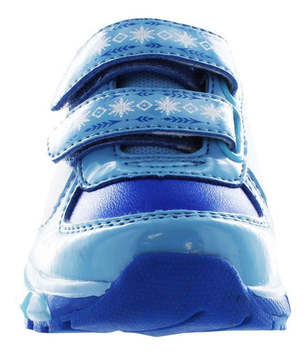 Tenis Casual Importado Para Niña, Frozen, Mod 51975, Azul
