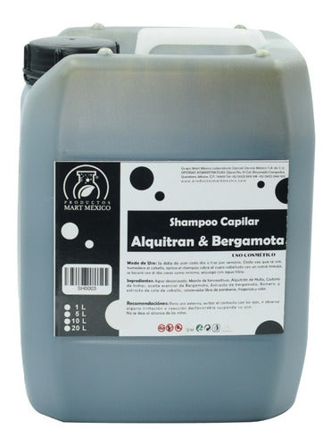 Shampoo Alquitrán De Hulla & Bergamota 2 En 1  (5 Litros)