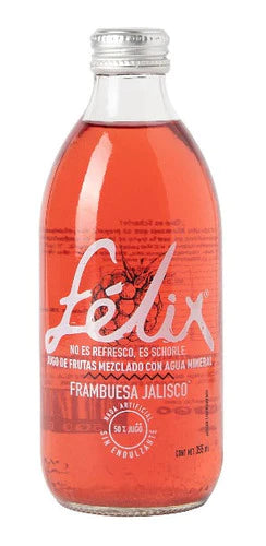 Soda 100% Natural Félix Schorle De Frambuesa 355ml (24 Pack)