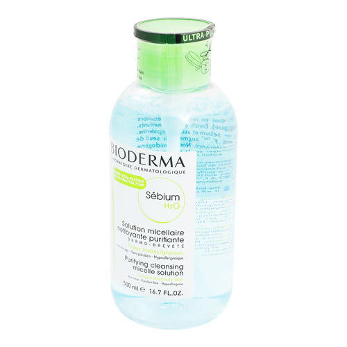 Agua Micelar Bioderma Sébium H2o Para Piel Mixta Y Grasa 500 ml