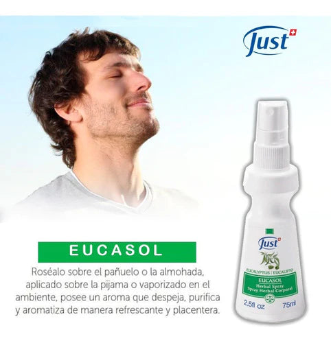 Eucasol Just Herbal Spray 75ml Swiss Just