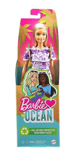 Barbie Malibu 50 Aniversario Ocean - Flores Grb35