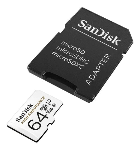 Memoria Microsd Xc 64gb Sandisk High Endurance Dash Cam 4k
