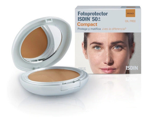 Isdin Fotoprotector Compact 50+ Color Bronce 10 Gr