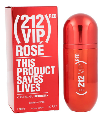 212 Vip Rose Red 80 Ml Eau De Parfum De Carolina Herrera
