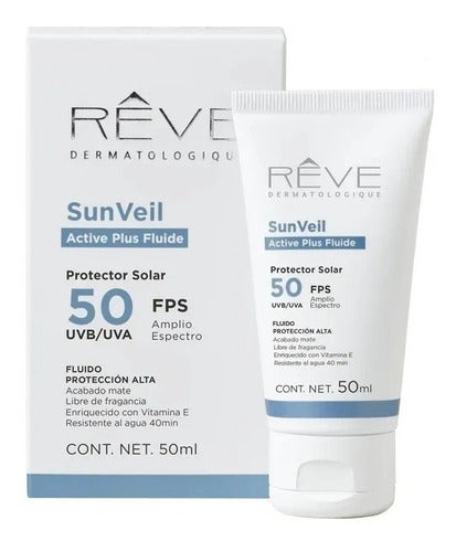 Reve Protector Solar Sunveil Fluido 50fps 50ml Active Plus
