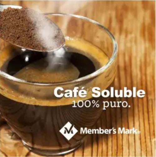 Café Puro Soluble Member's Mark 1 Kg 500 Tazas