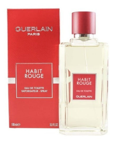 Perfume Habit Rouge De Guerlain 100 Ml Edt Original