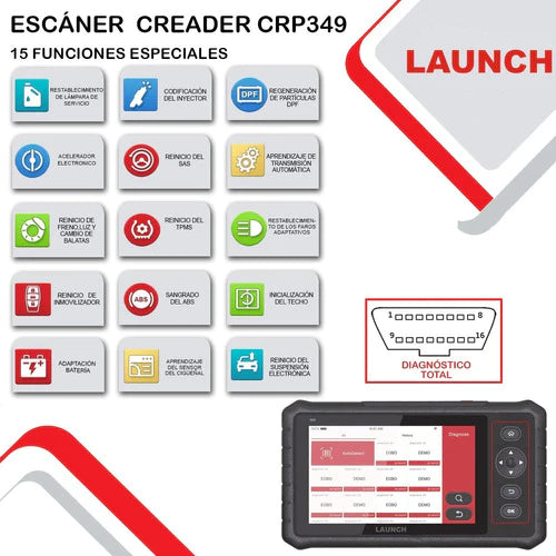 Escaner Creader  Crp349 Launch