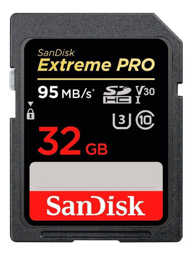 Sandisk Extreme Pro 32gb Sd U3 Clase 10 - Sellada En Blister
