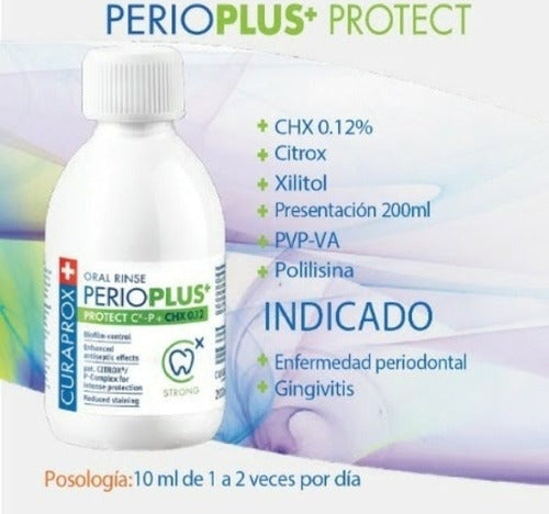 Enjuague Perio Plus Protect Citrox Curaprox Gingivitis Placa