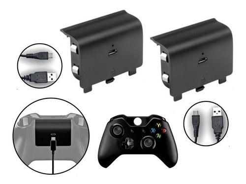 2pcs Batería Recargable Para Xbox One /s Cont Inalámbrico